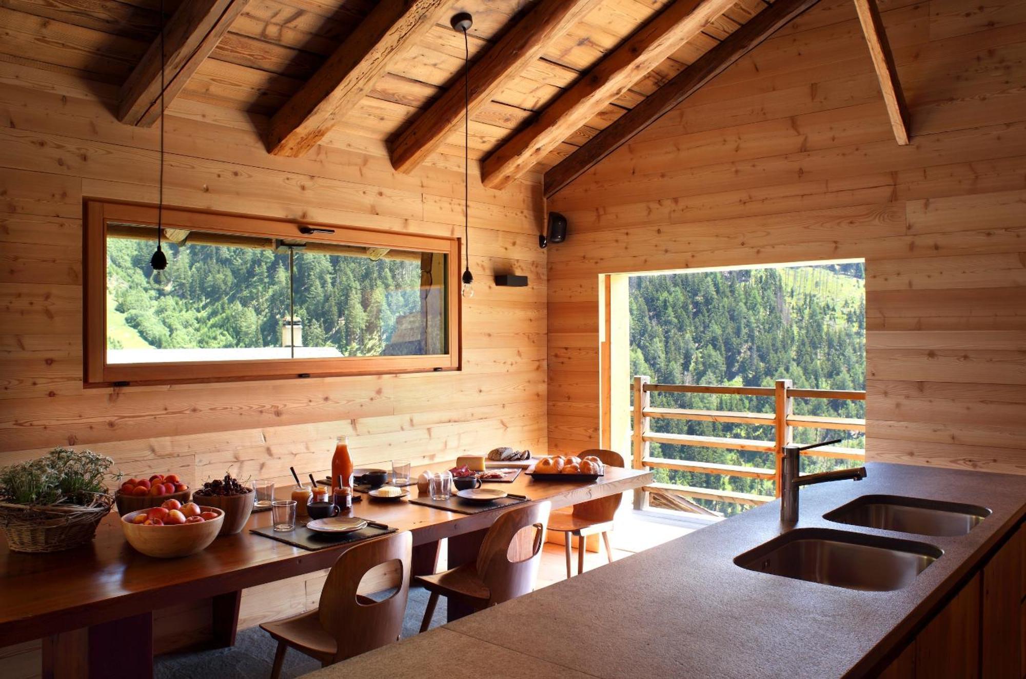 Hotel Montagne Alternative Orsières Esterno foto